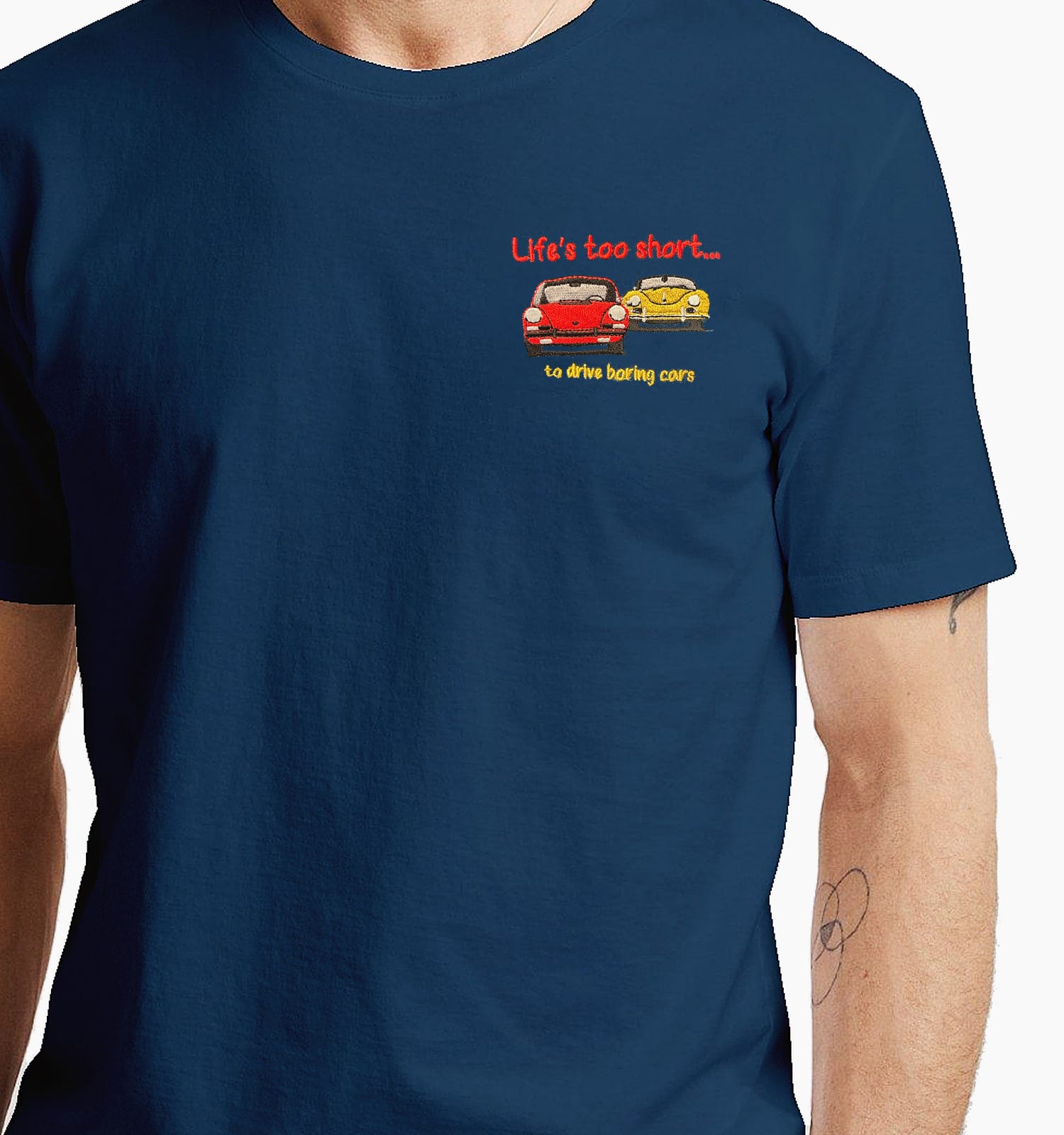 T-shirt Life is Short to drive boring cars