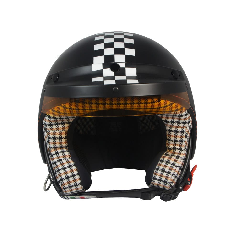 Casco Jet Black Pepita Nero Opaco