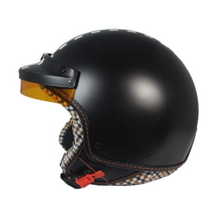 Casco Jet Black Pepita Nero Opaco