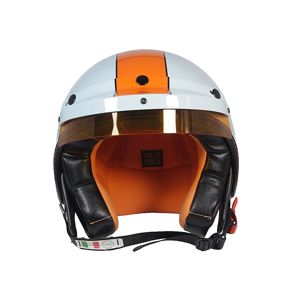 Casco Jet Gulf Light Blue Frontino