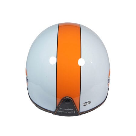 Casco Jet Gulf Light Blue Frontino