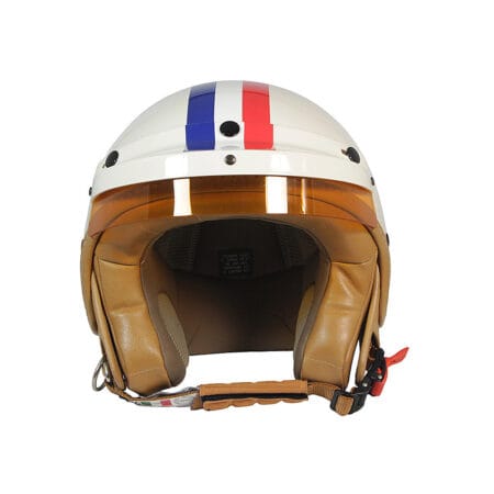 Casco Jet SMQ Avorio Frontino