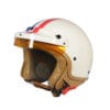 Casco Jet SMQ Avorio Frontino