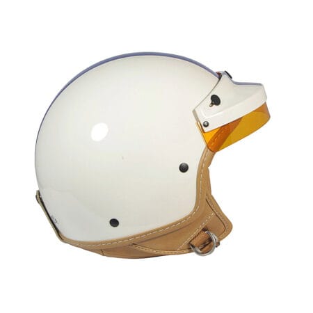 Casco Jet SMQ Avorio Frontino