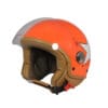 Casco Jet Star Arancio Fluo