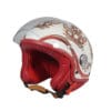 Casco Jet Foulard H Bianco Rosso