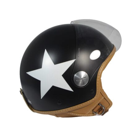 Casco Jet Black Sky Nero Opaco