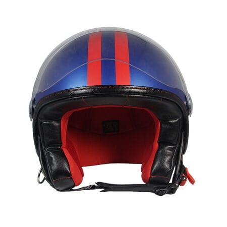 Casco Jet St.Tropez Tribute Blu Elettrico Opaco