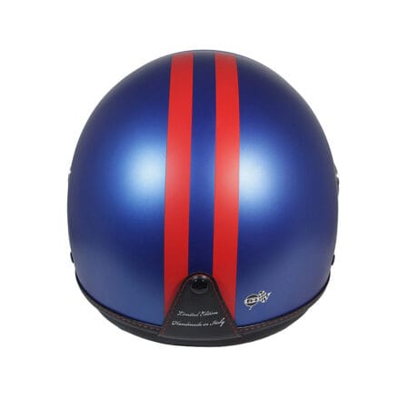 Casco Jet St.Tropez Tribute Blu Elettrico Opaco