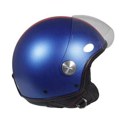 Casco Jet St.Tropez Tribute Blu Elettrico Opaco