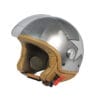Casco Jet Silver Stella Bianca