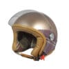 Casco Jet Tartan Oro Rosa