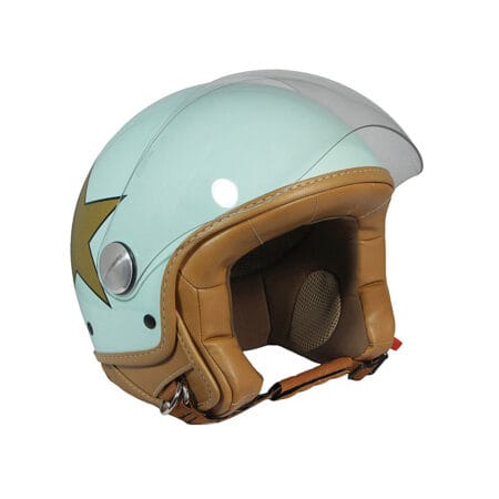 Casco Jet Tiffany Stella Oro